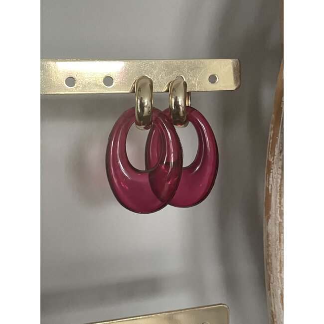 Creolen & Hanger Roze