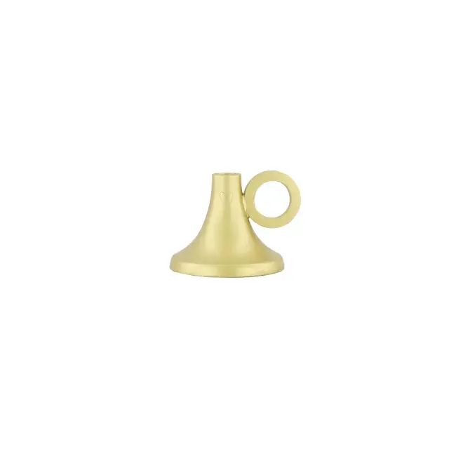 Zusss Zusss Metalen kandelaartje met oor goud