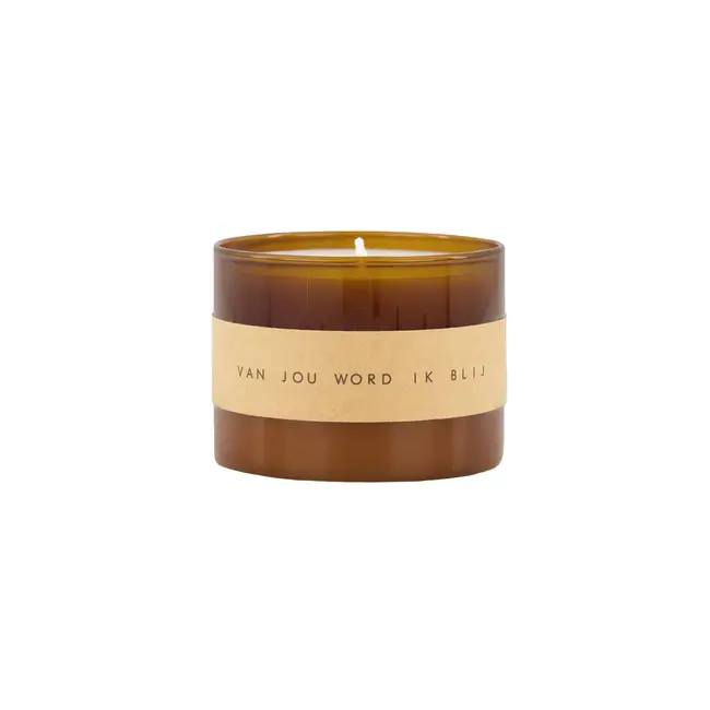 Zusss Zusss Geurkaars in glas frisse citrus blij amber