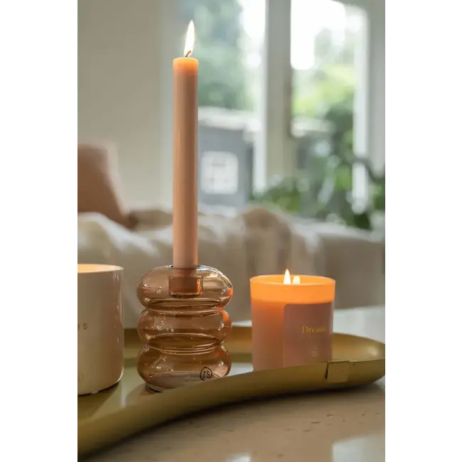 Zusss Zusss Geurkaars in glas tropsich hout dream oudroze