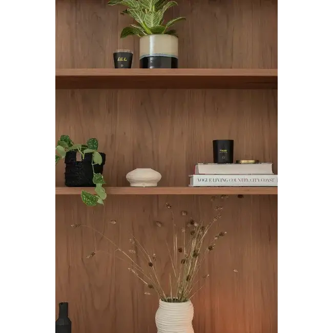 Zusss Zusss Keramieken waxinelichthouder asymmetrisch off white