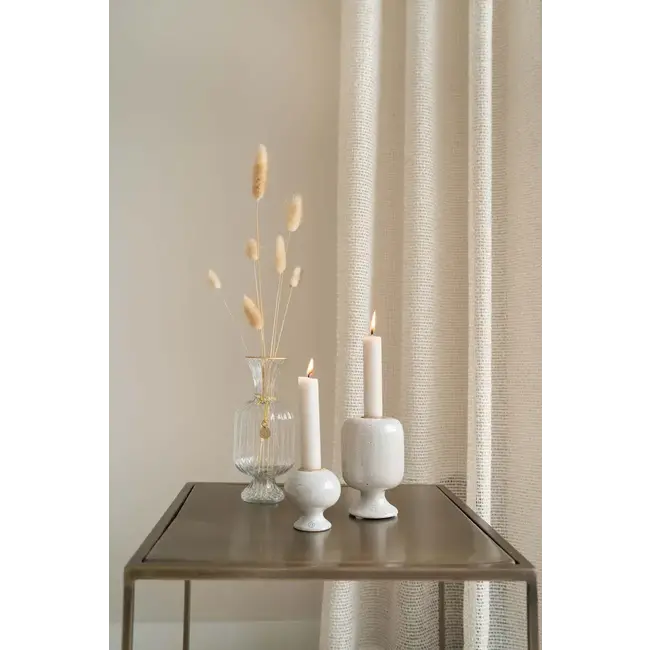 Zusss Zusss Keramieken kandelaar M glazuur zand spikkels