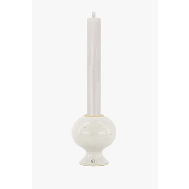 Zusss Zusss Keramieken kandelaar M glazuur zand spikkels