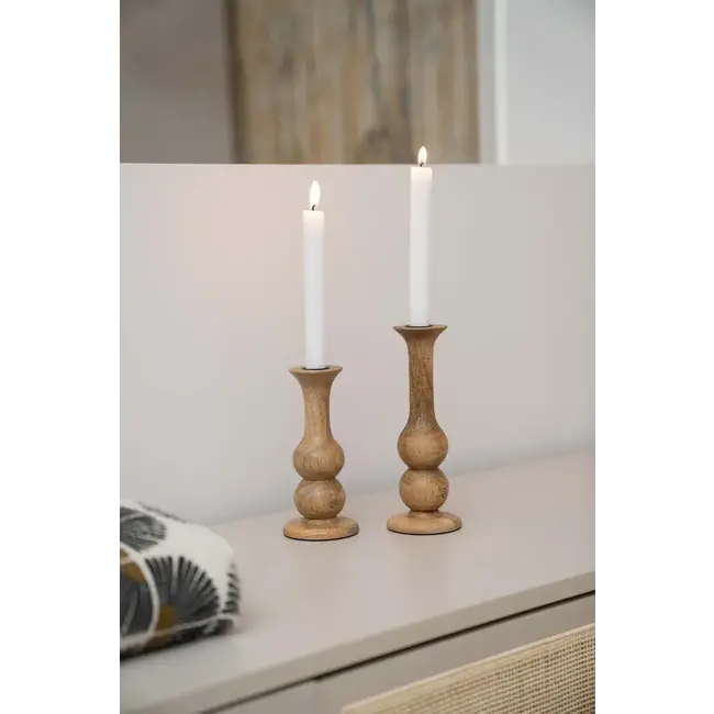 Zusss Zusss Houten kandelaar L naturel