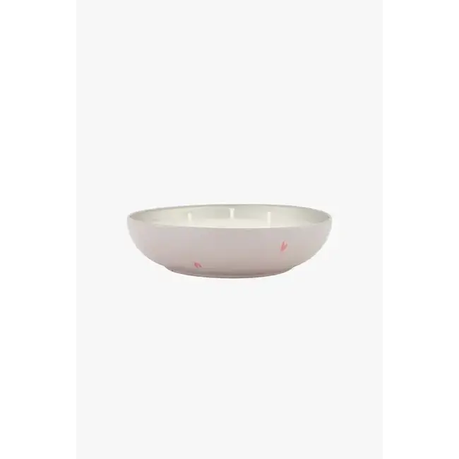 Zusss Zusss Tinnen geurkaars bamboe hartje zand koraal