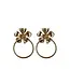 Paulie Pocket Paulie Pocket 3-piece flower earrings set - gold
