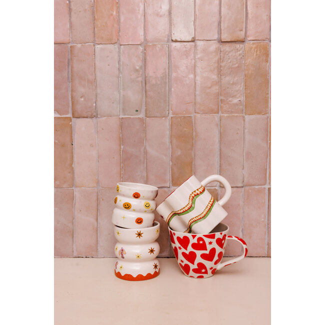 All The Luck In The World All The Luck In The World - Mug With Red Hearts