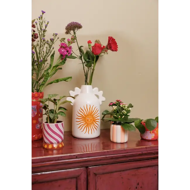 All The Luck In The World All The Luck In The World - Flowerpot Striped Purple