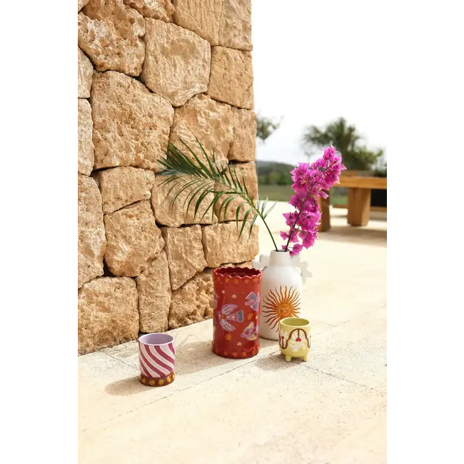 All The Luck In The World All The Luck In The World - Flowerpot Striped Purple