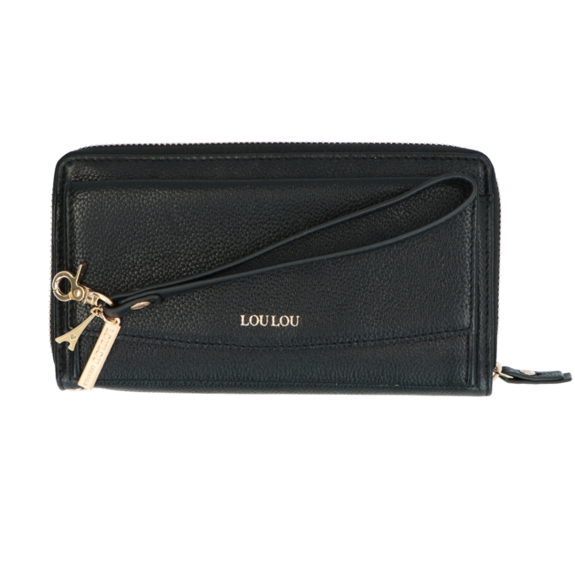 LouLou Essentiels LouLou Essentiels SLB Portemonnee Black gold