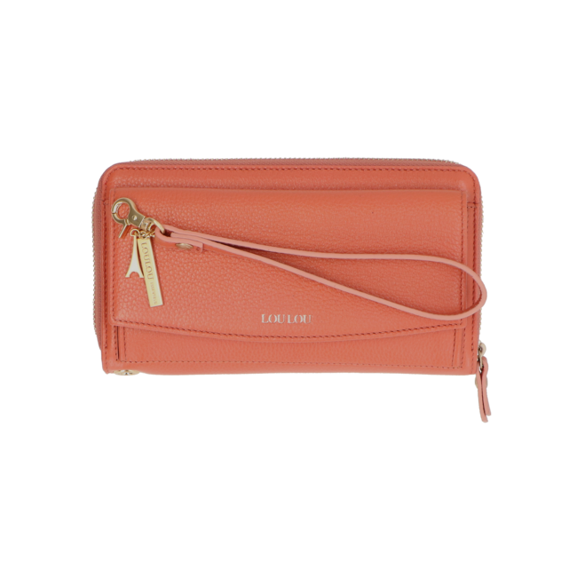 LouLou Essentiels LouLou Essentiels SLB Portemonnee Abricot gold