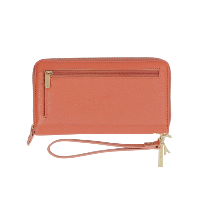 LouLou Essentiels LouLou Essentiels SLB Portemonnee Abricot gold