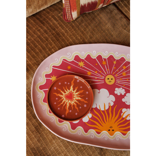 All The Luck In The World All the Luck in the World - Large Oval Plate Sun