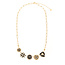 Rose & Camellia Rose & Camellia vintage ketting black
