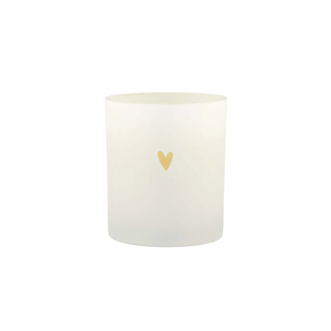 Zusss Zusss Geurkaars in doosje Lievelings hartje wit/goud