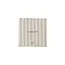 Zusss Zusss Servetten Leukerd hartje streep 12,5x12,5cm wit/zand