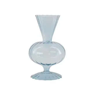 Zusss Zusss Vaasje glas L blauw