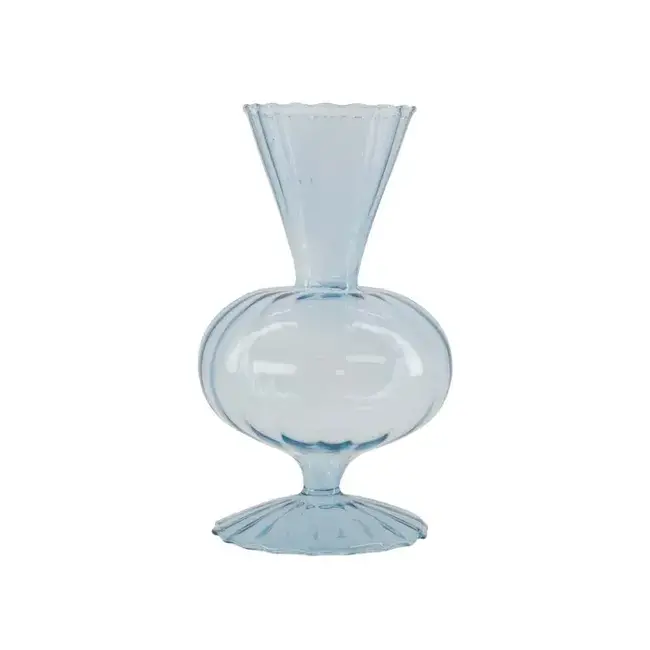 Zusss Zusss Vaasje glas L blauw