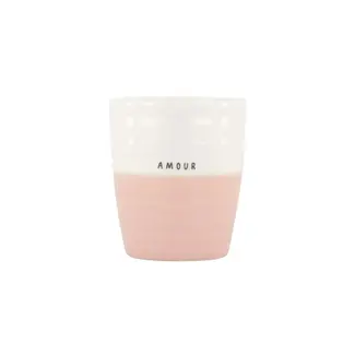 Zusss Zusss Koffiemok amour wit/roze
