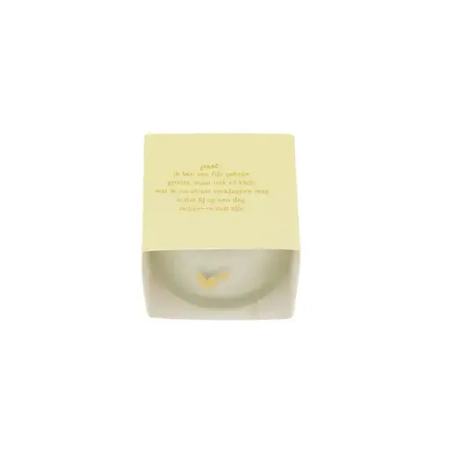 Zusss Zusss Geurkaars in wikkel gedichtje oma wit