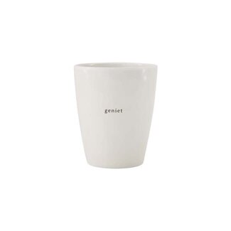 Zusss Zusss Drinkbeker melamine geniet wit/antraciet