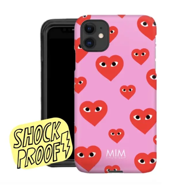 Mim Amsterdam Mim Amsterdam hoesje -  STUNNING HEARTS