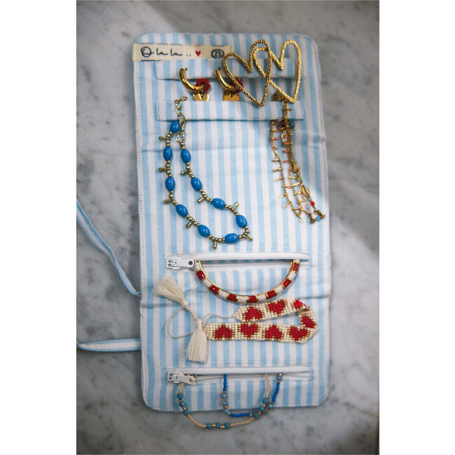 Zusss Sieraden Etui Gestreept