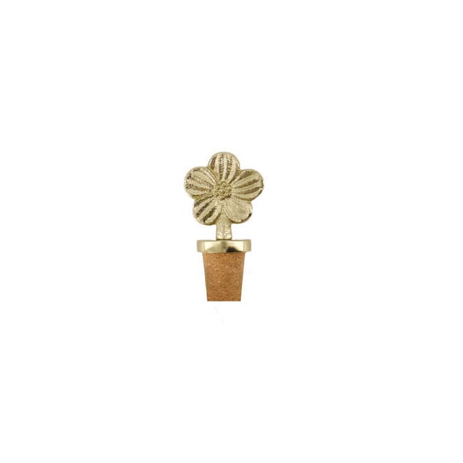 Wijnstopper | bloem/goud