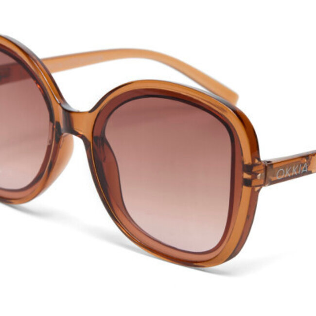 Okkia Okkia Zonnebril Anna Transparent Brown OK019-TBR