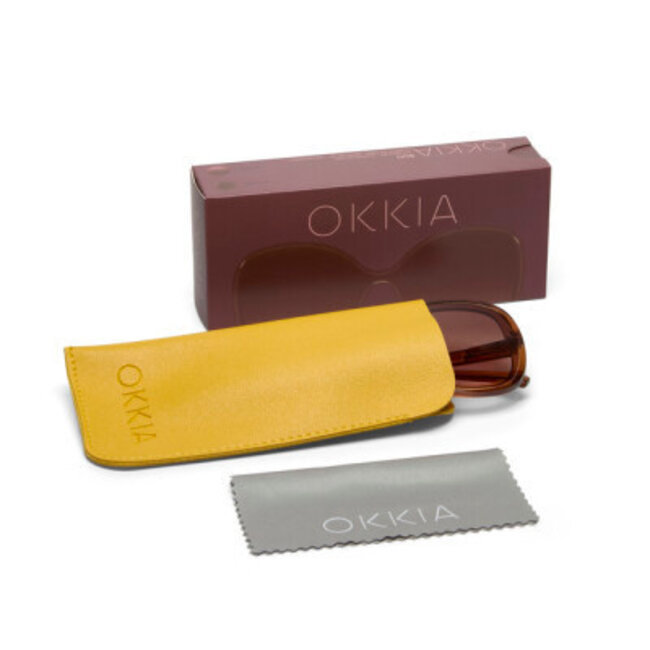 Okkia Zonnebril Anna Transparent Brown OK019-TBR