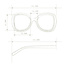 Okkia Okkia Zonnebril Anna Transparent Brown OK019-TBR
