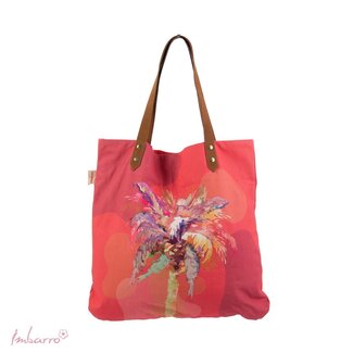 Imbarro shopper Palmtree - Punch