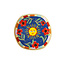 All The Luck In The World All the Luck in the World - Plate Dark Blue with Sun and Flowers