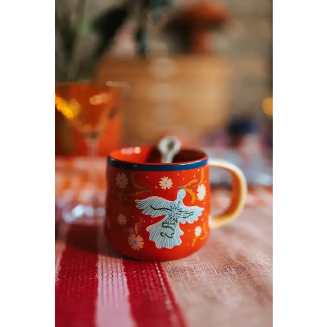 All The Luck In The World All the Luck in the World - Mug Red with Bird