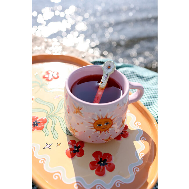 All The Luck In The World All the Luck in the World - Spoon with White Flower and Stars