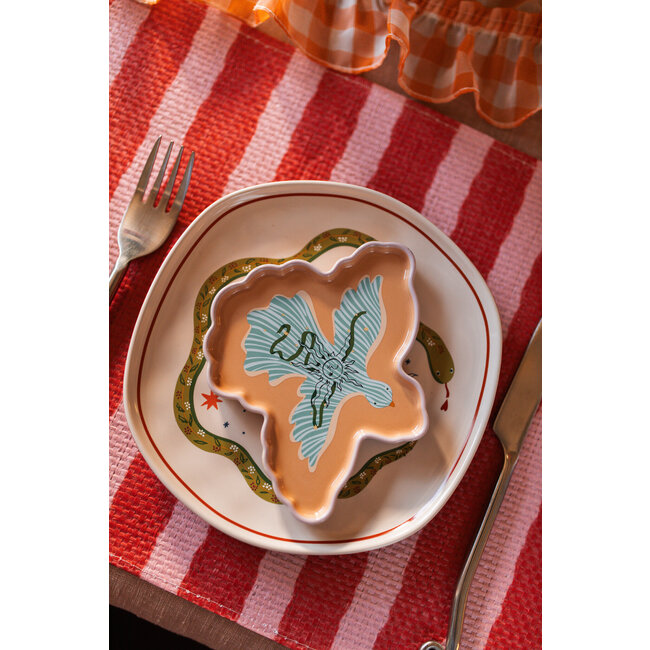 All The Luck In The World All the Luck in the World - Serving Plate Bird with Sun