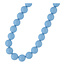 Fushi Fushi Ketting 16mm acryl kralen lichtblauw