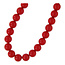 Fushi Fushi Ketting 16mm acryl kralen rood