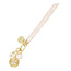Fushi Fushi Ketting zoetwaterparel 4-5mm met clipslot en bedels