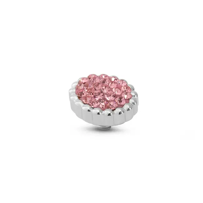 Melano Melano Twisted Bali Flat Steentje Zilver