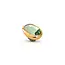 Melano Melano Twisted Cloudy Oval Steentje Goud