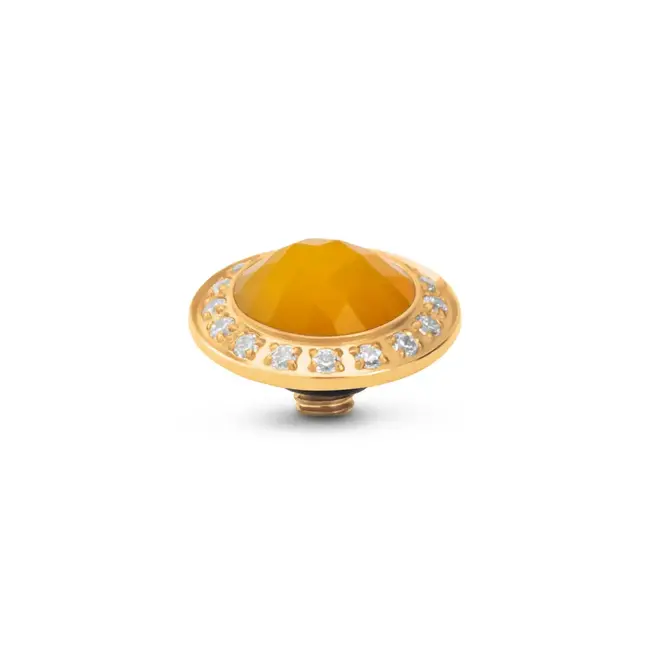 Melano Melano Twisted Glimmer Steentje Goud