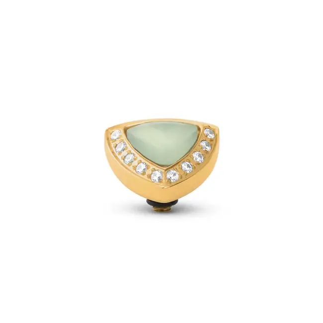 Melano Melano Twisted Pyramid Steentje Goud