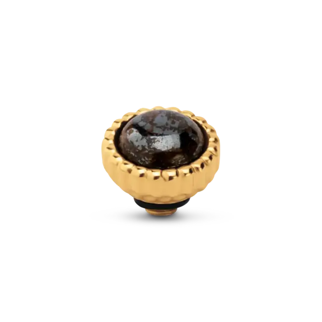 Melano Melano Twisted Bali Gem Petite Steentje Goud