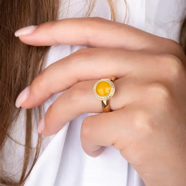 Melano Melano Twisted Lush Steentje Zilver