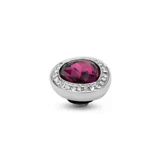 Melano Melano Twisted Droplet CZ Steentje Zilver