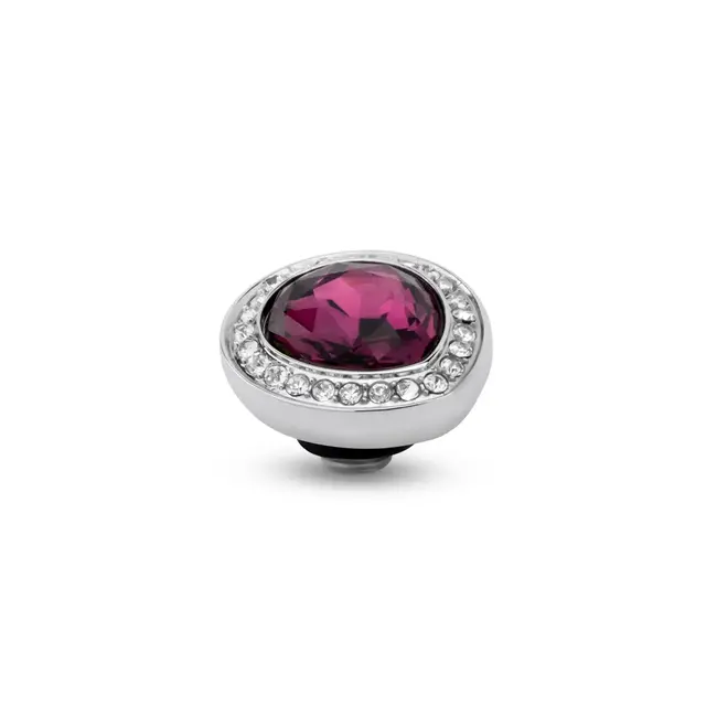 Melano Melano Twisted Droplet CZ Steentje Zilver