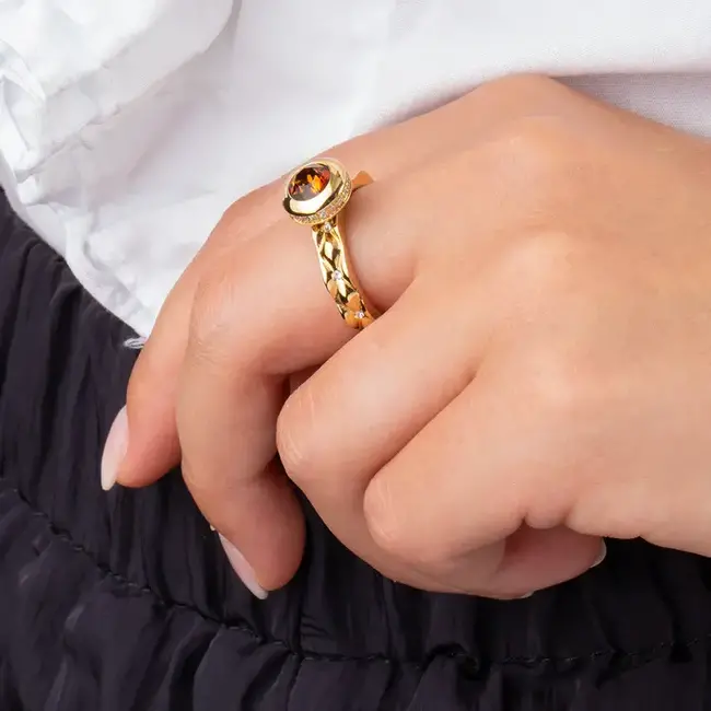 Melano Melano Twisted Bright Side Steentje Goud