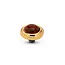 Melano Melano Twisted Smooth Gem Steentje Goud