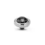 Melano Melano Twisted Smooth Gem Steentje Zilver